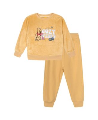 Toddler Boys' 2T-5T Long-Sleeve Fleece Sweatshirt and Pants, 2-Piece Set