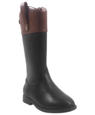 Big Girls' West Paty Knee-High Round-Toe Boots