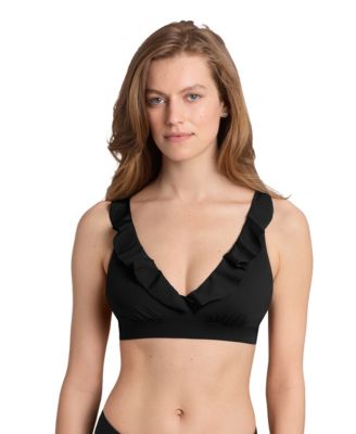 Women's Summer Breeze Ruffle V-Neck Underwire Bikini Top