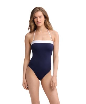 Women's Bel Air Colorblock Bandeau Shaping One-Piece Swimsuit