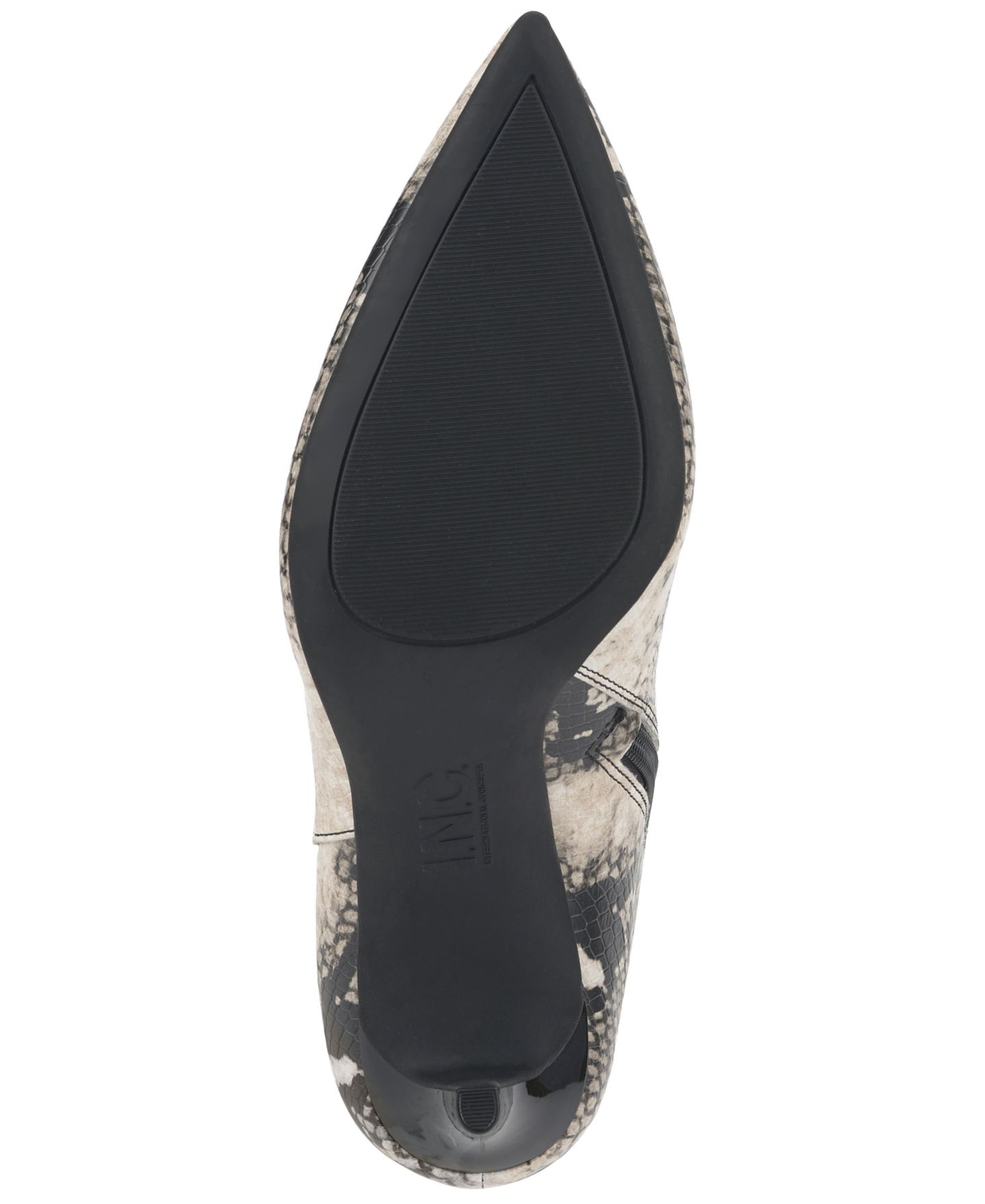 Женские ботинки I.N.C. International Concepts Kylynn Pointed Toe Over-the-Knee High Heel, цвет: Змеиный — фото 5