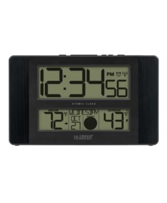 Atomic Digital Clock with Temperature and Moon Phase