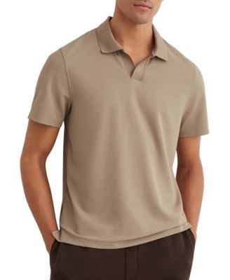 Men's Dover Slim-Fit Textured Stretch Polo Shirt