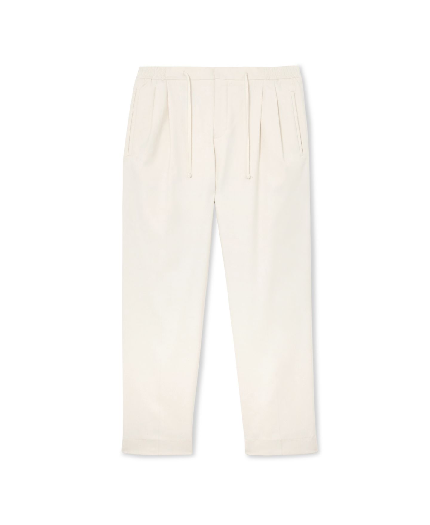 Мужские брюки REISS Arden Relaxed Twill Drawstring, цвет: Экрю — фото 4