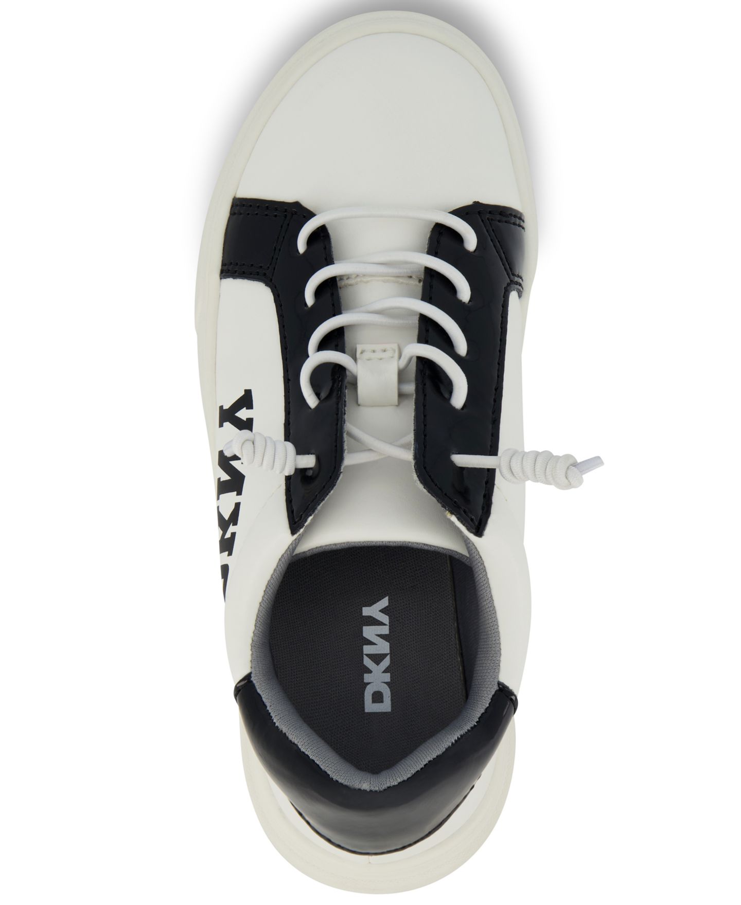 Детские кроссовки DKNY Celia Gigi Lace-up, цвет: Чёрный / Белый — фото 4