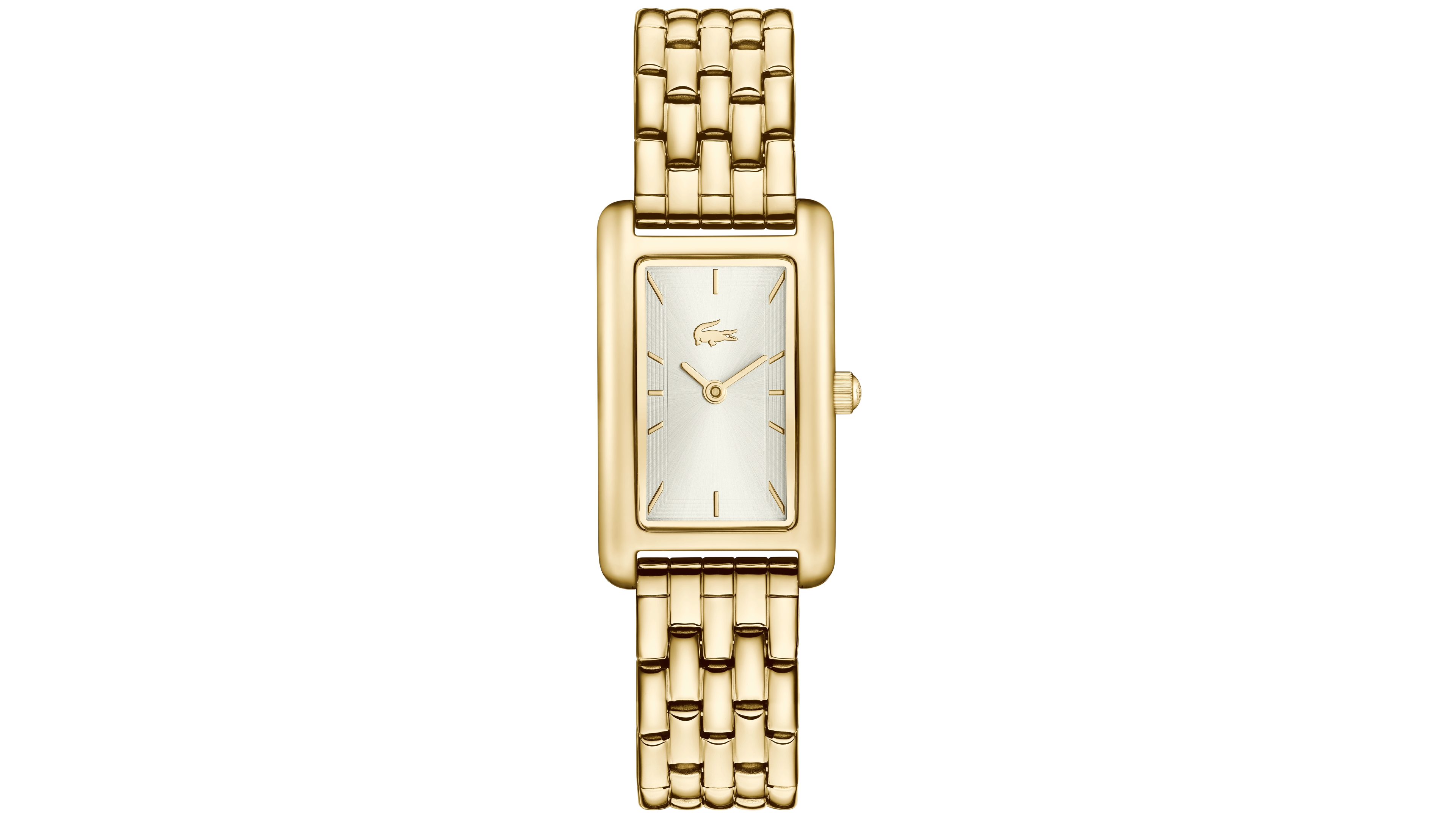 Lacoste Women's Quartz Croisette Gold-Tone Stainless Steel Bracelet Watch 19.4mm