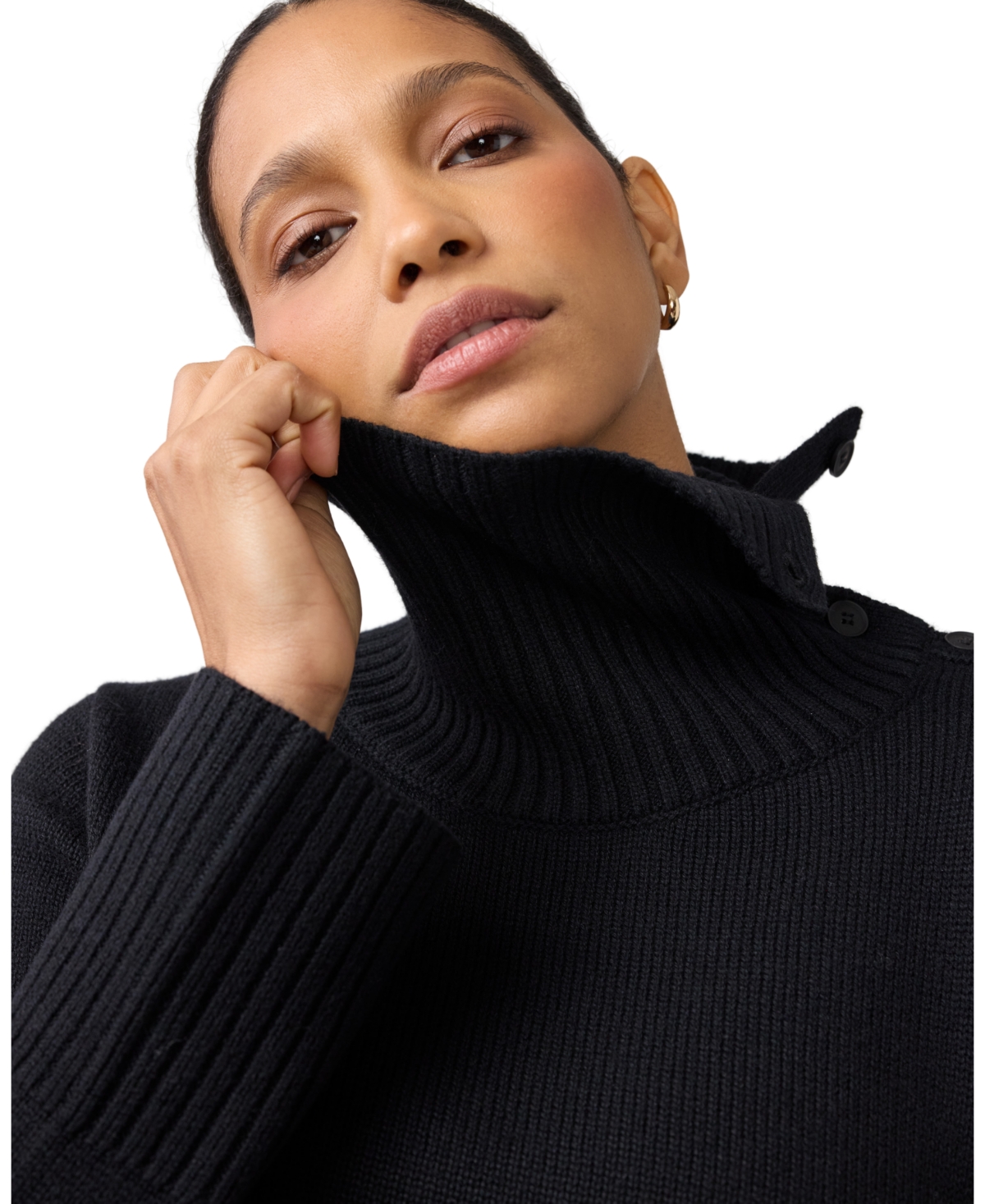 Ingrid + Isabel Maternity High-Neck Oversized Nursing Sweater
