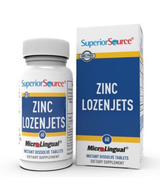 Zinc Lozenjets 60 Instant Dissolve Tablets