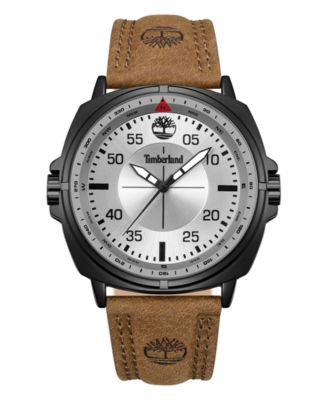 Men's Quartz Williston Leather Watch 48mm