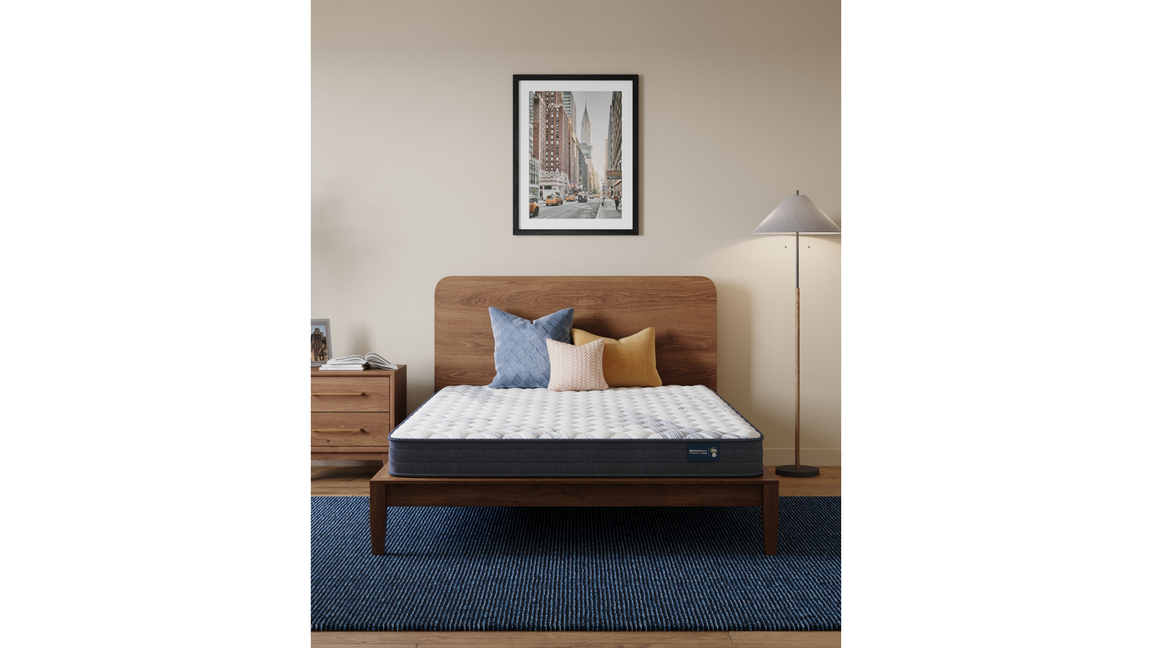 Serta Signature Dreams 7" Firm Tight Top Mattress Set, Full