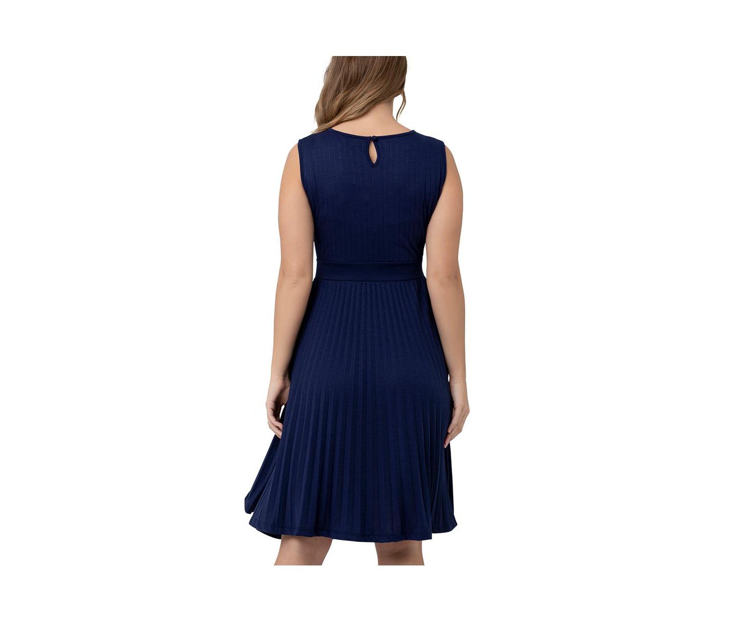 Женское платье Ripe Maternity Knife Pleat без рукавов для беременных, Blueprint — фото 4