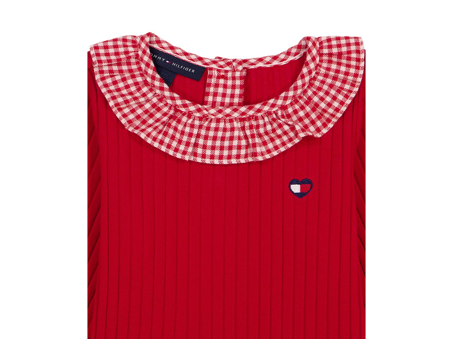 Комплекты Tommy Hilfiger Long-Sleeve Gingham Tunic and Leggings, 2-Piece Set для девочек-малышей, цвет: Красный — фото 3