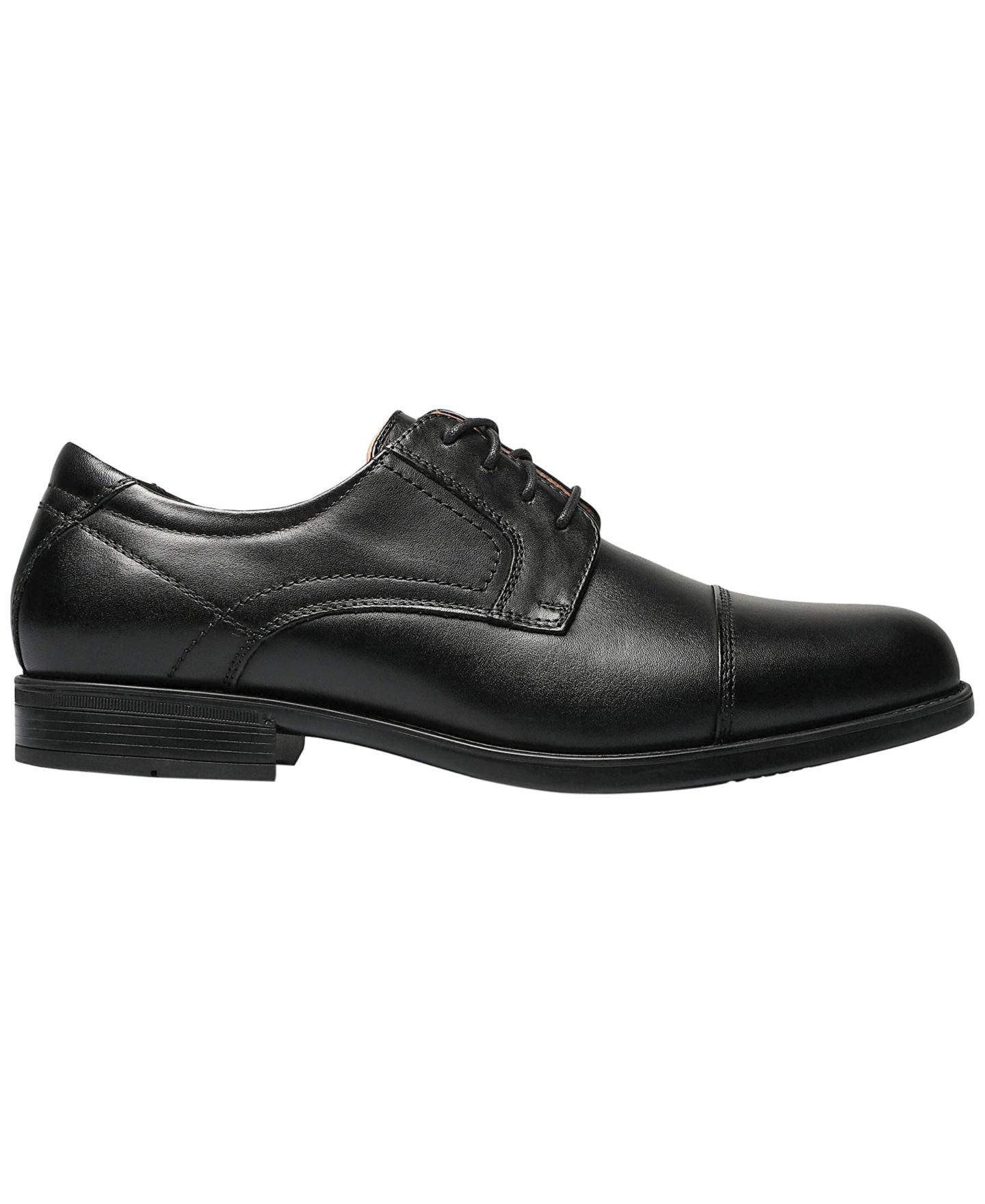 Florsheim Men's Focal Cap-Toe Leather Oxford, цвет: Чёрный — фото 2