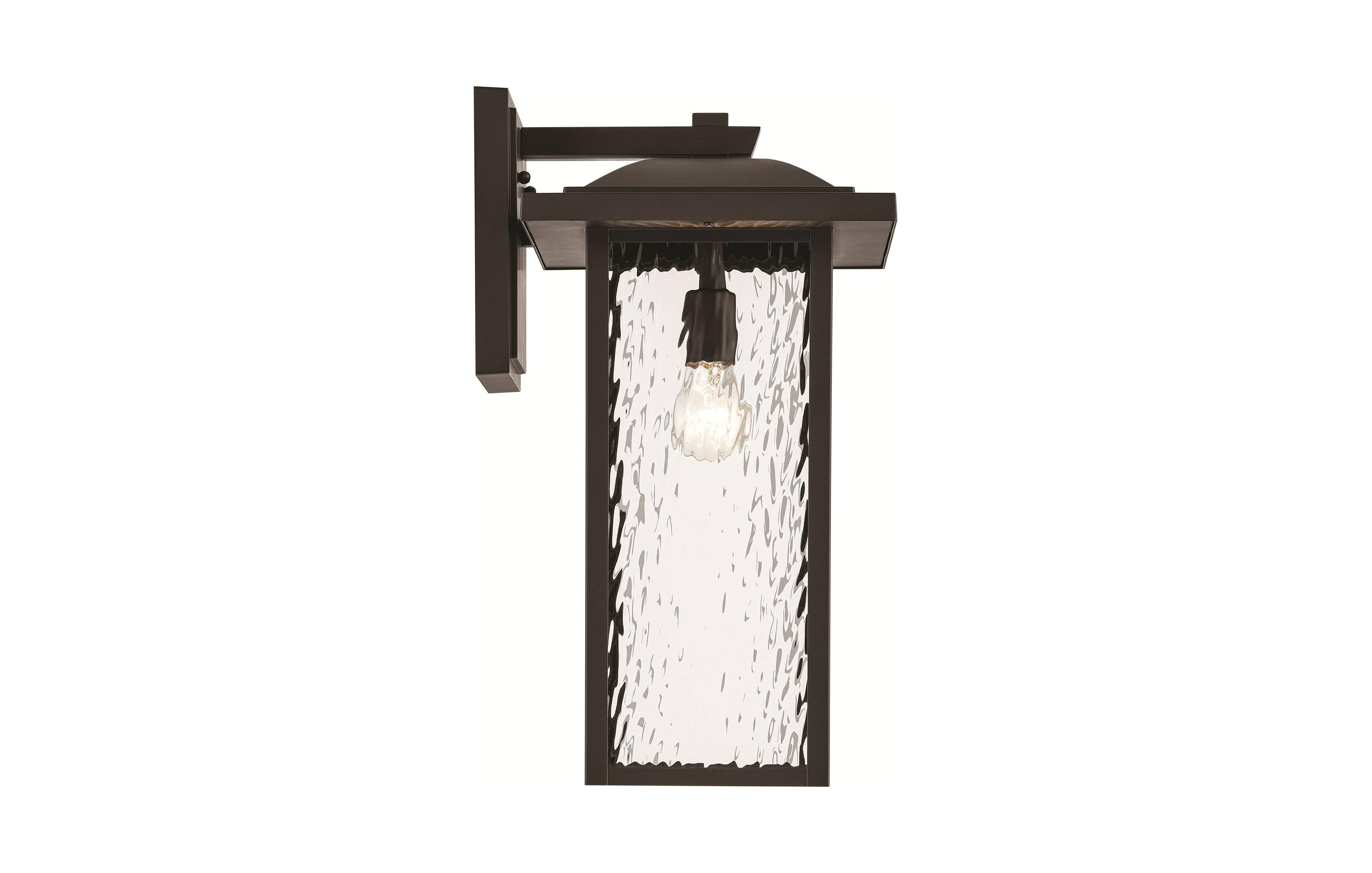 Kichler Capanna 1-Light 20-in H Bronze Hardwired Outdoor Wall Light