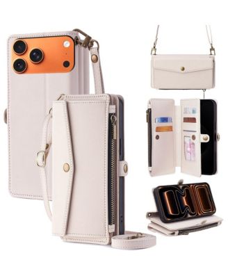 Card-Holder Wallet Case with Kickstand and Drop Protection for iPhone 12-17