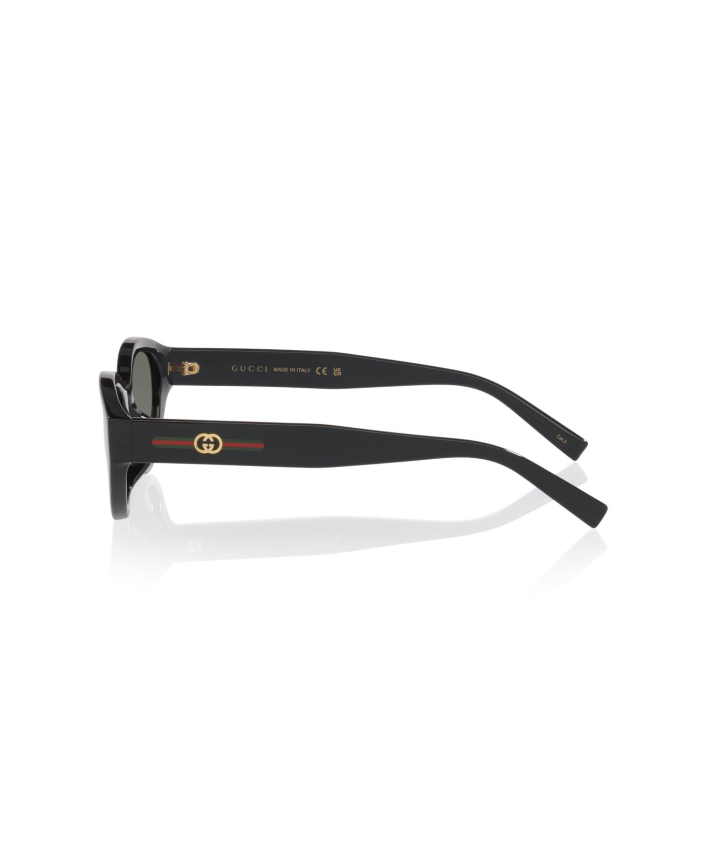 Женские солнцезащитные очки Gucci Cat Eye Sunglasses Gg2105sa Gc002776, цвет: Чёрный — фото 3