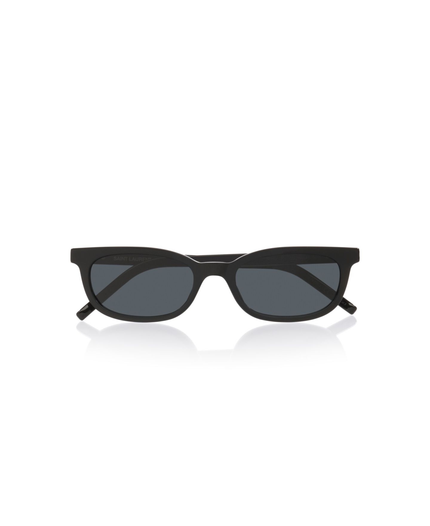 Женские солнцезащитные очки Saint Laurent Cat Eye Sunglasses SL M160, цвет: Чёрный — фото 5
