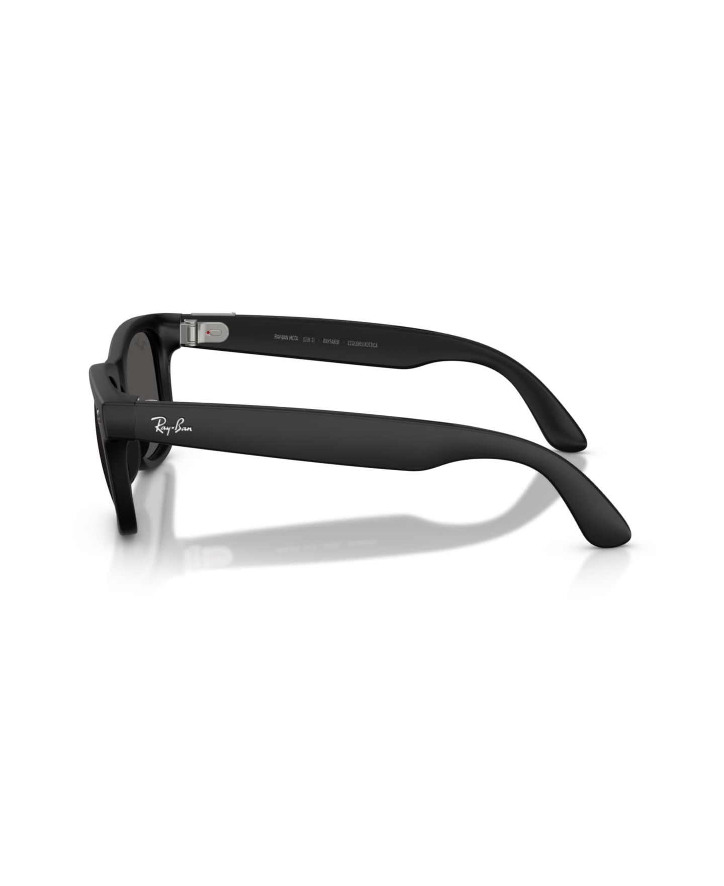 Солнцезащитные очки Ray-Ban Meta Gen 3 Wayfarer RW4011, цвет: Матовый чёрный — фото 8