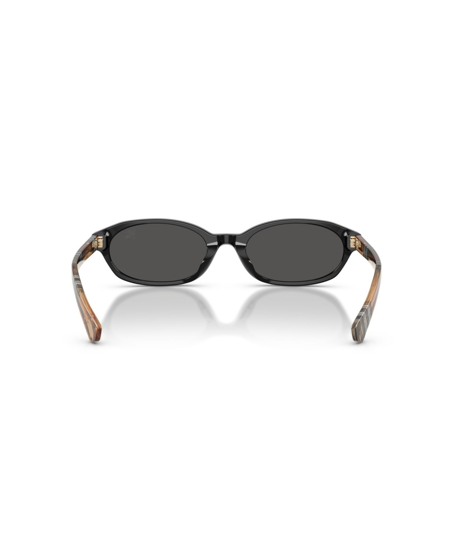 Женские солнцезащитные очки Burberry Oval Acetate Sunglasses BE4508D, цвет: Чёрный — фото 4