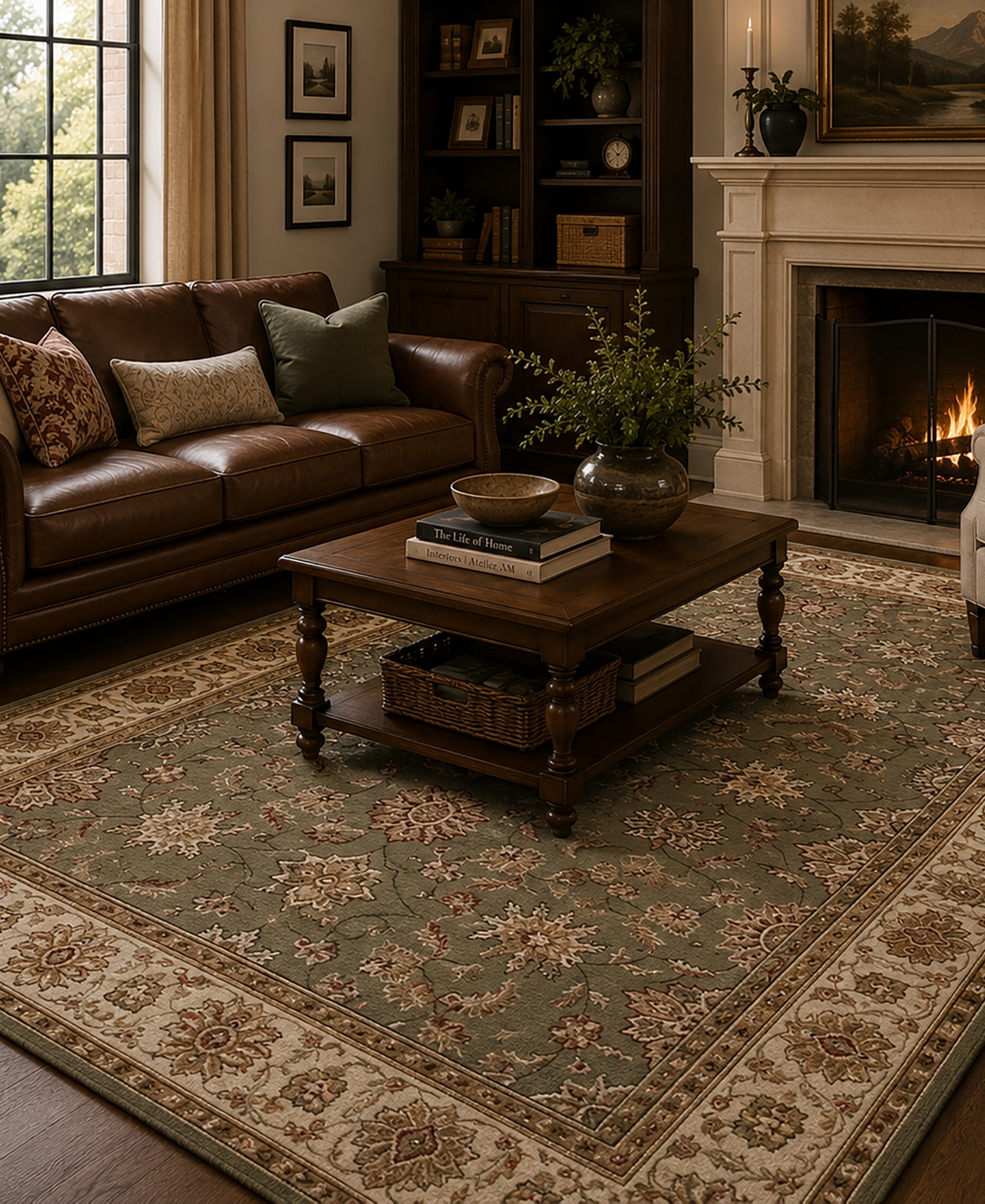 Closeout! Km Home Pesaro 1592 7'9''x11' Area Rug