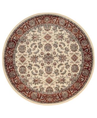 Pesaro Meshed 5'3" x 5'3" Round Area Rug