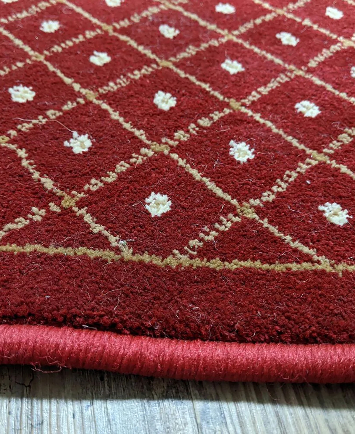 Closeout! Km Home 782/1712/Red Pesaro Red 7'9" x 11' Area Rug