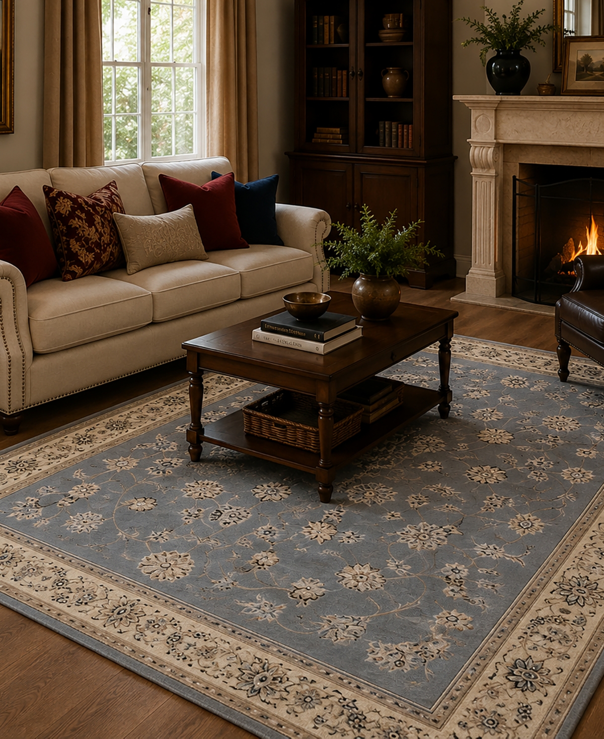 Closeout! Km Home Pesaro 1596 7'9"x11' Area Rug