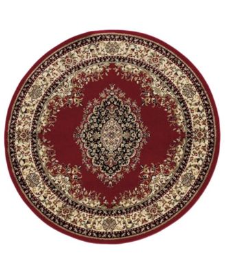 Pesaro Kerman 5'3"x5'3" Round Area Rug
