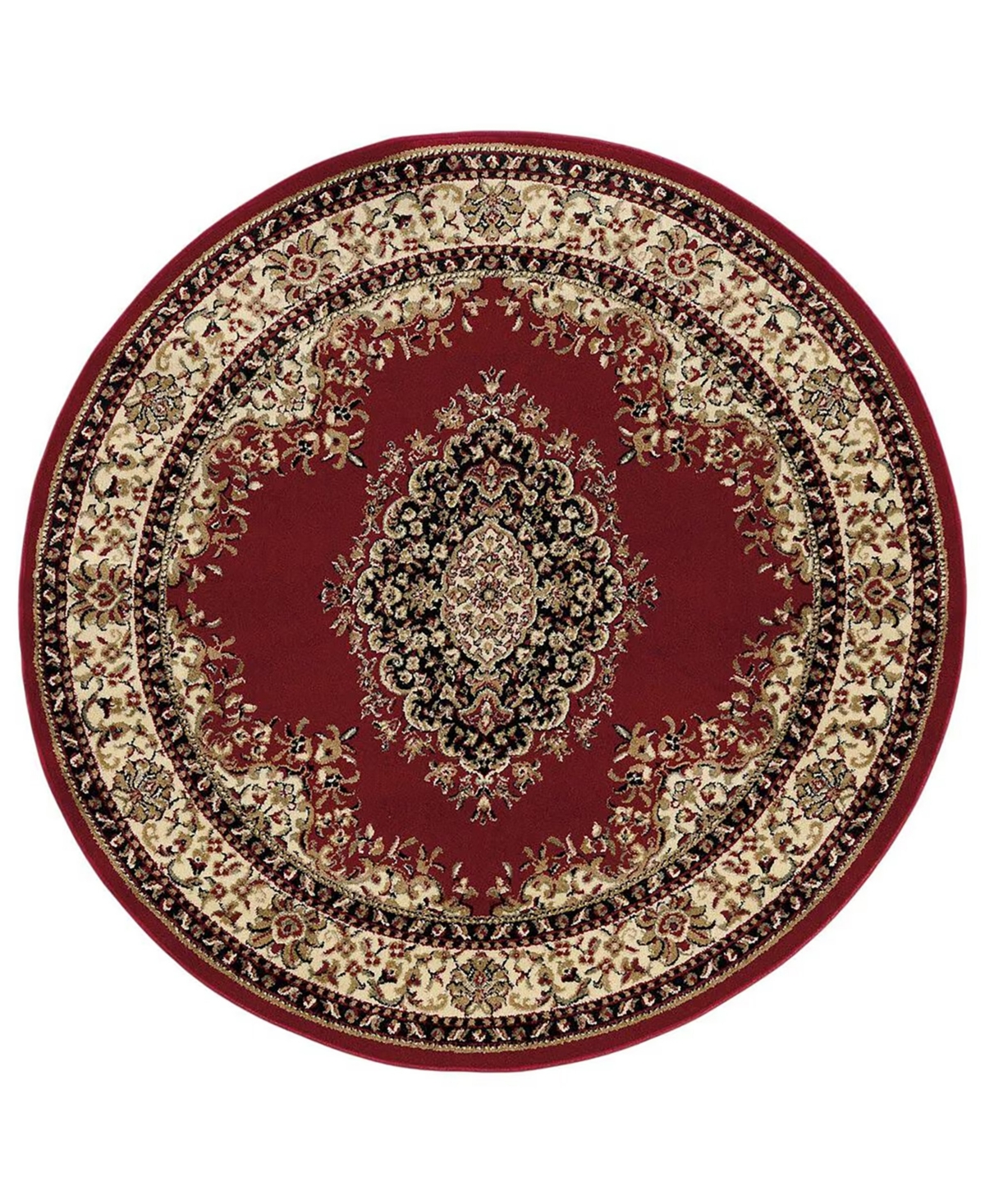 Closeout! Km Home Pesaro 1595 5'3"x5'3" Round Area Rug