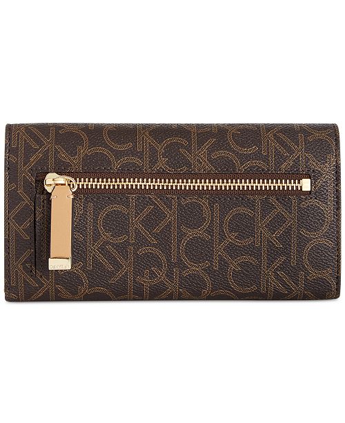 Calvin Klein Monogram Wallet & Reviews - Handbags & Accessories - Macy's