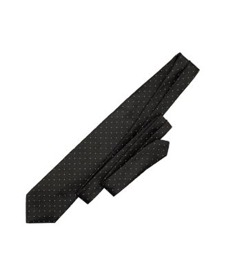 Men's Big & Tall Martini Polka-Dot Silk Jacquard Tie