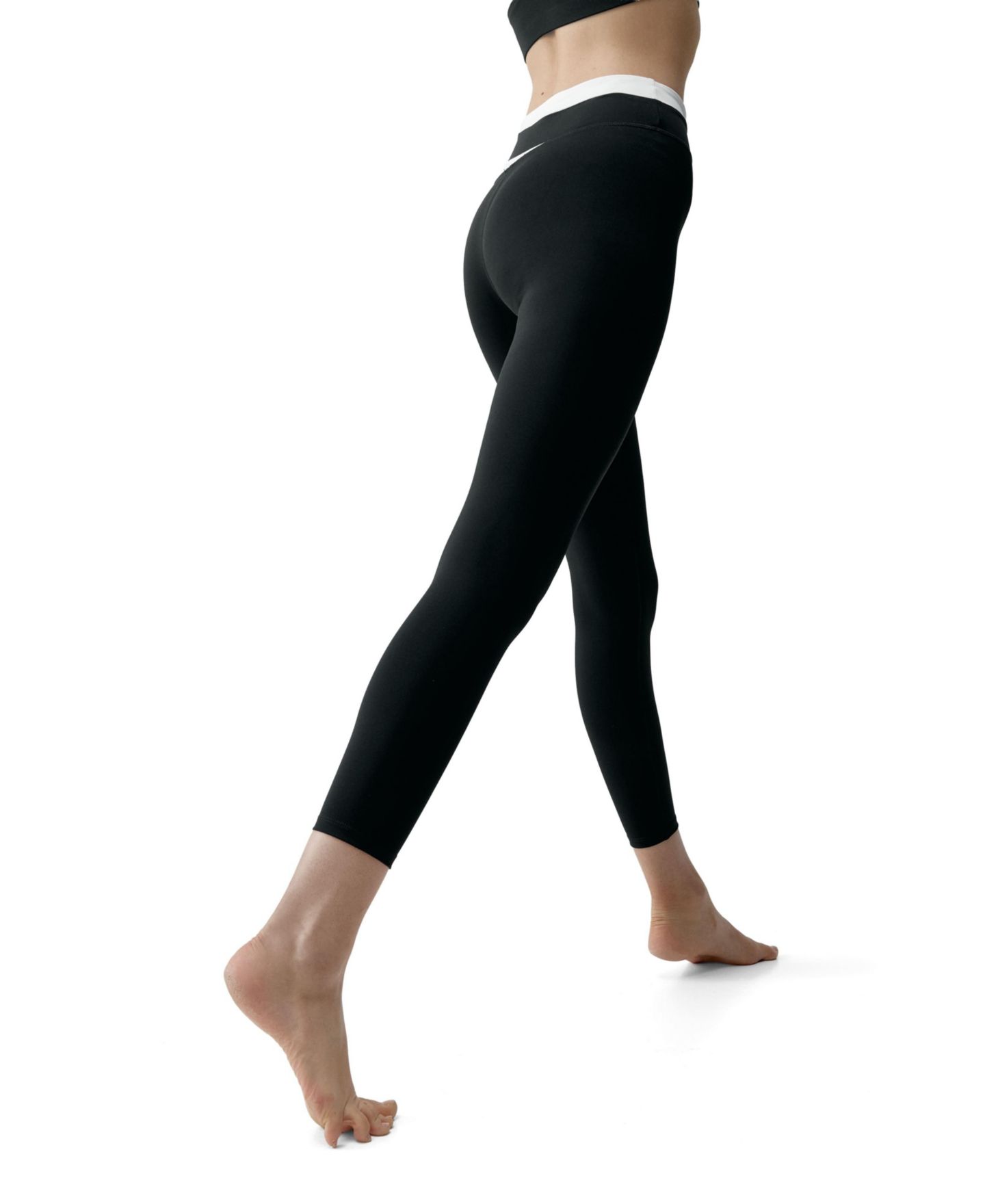 Женские леггинсы Born Living Yoga Kate Performance 7/8 Sports, цвет: Чёрный — фото 4