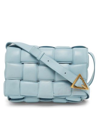 Padded Cassette Intrecciato-Weaving Leather Shoulder Bag