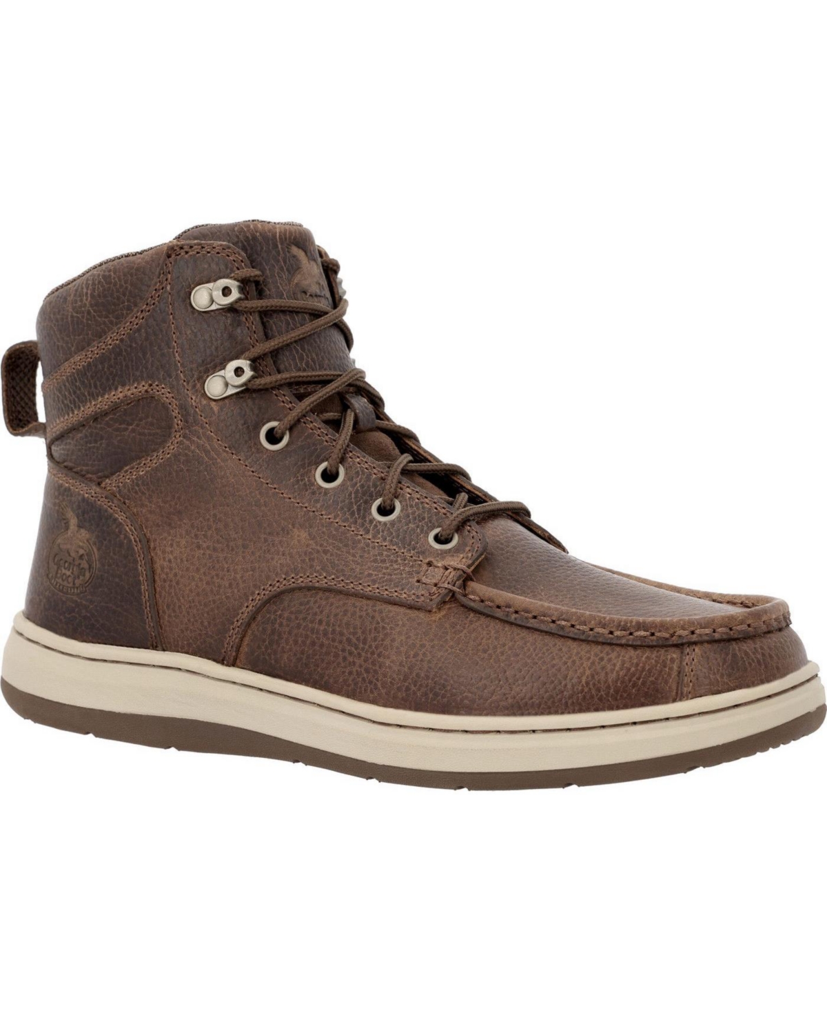 Georgia Boot Men's Eagle SuperLyte Moc-Toe Chukka Boots - Brown