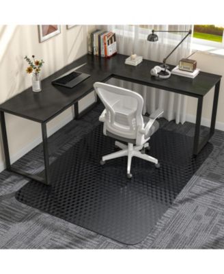 Low Pile Carpet Chair Mat Heavy Duty Smooth Glide Floor Protector