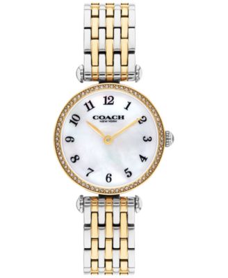 Women's Cary Two-Tone Imitation Pearl Stainless Steel Bracelet Watch 26mm