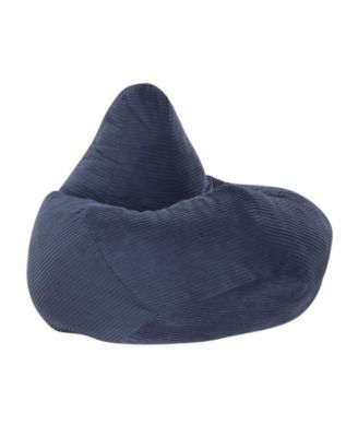 Corduroy Cover Bean Bag Chair and Elastic Sponge Filling