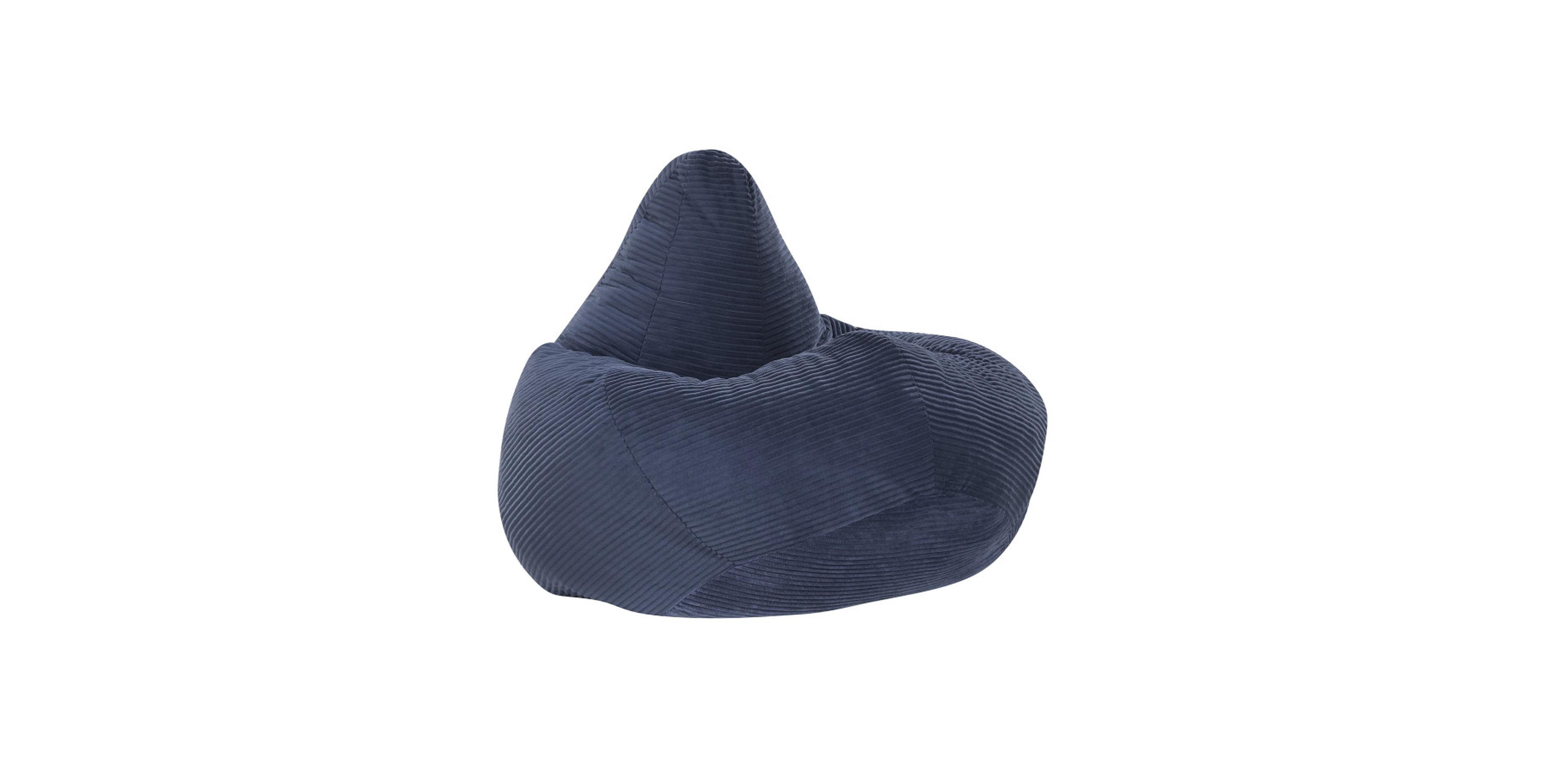 Gouun Corduroy Cover Bean Bag Chair and Elastic Sponge Filling