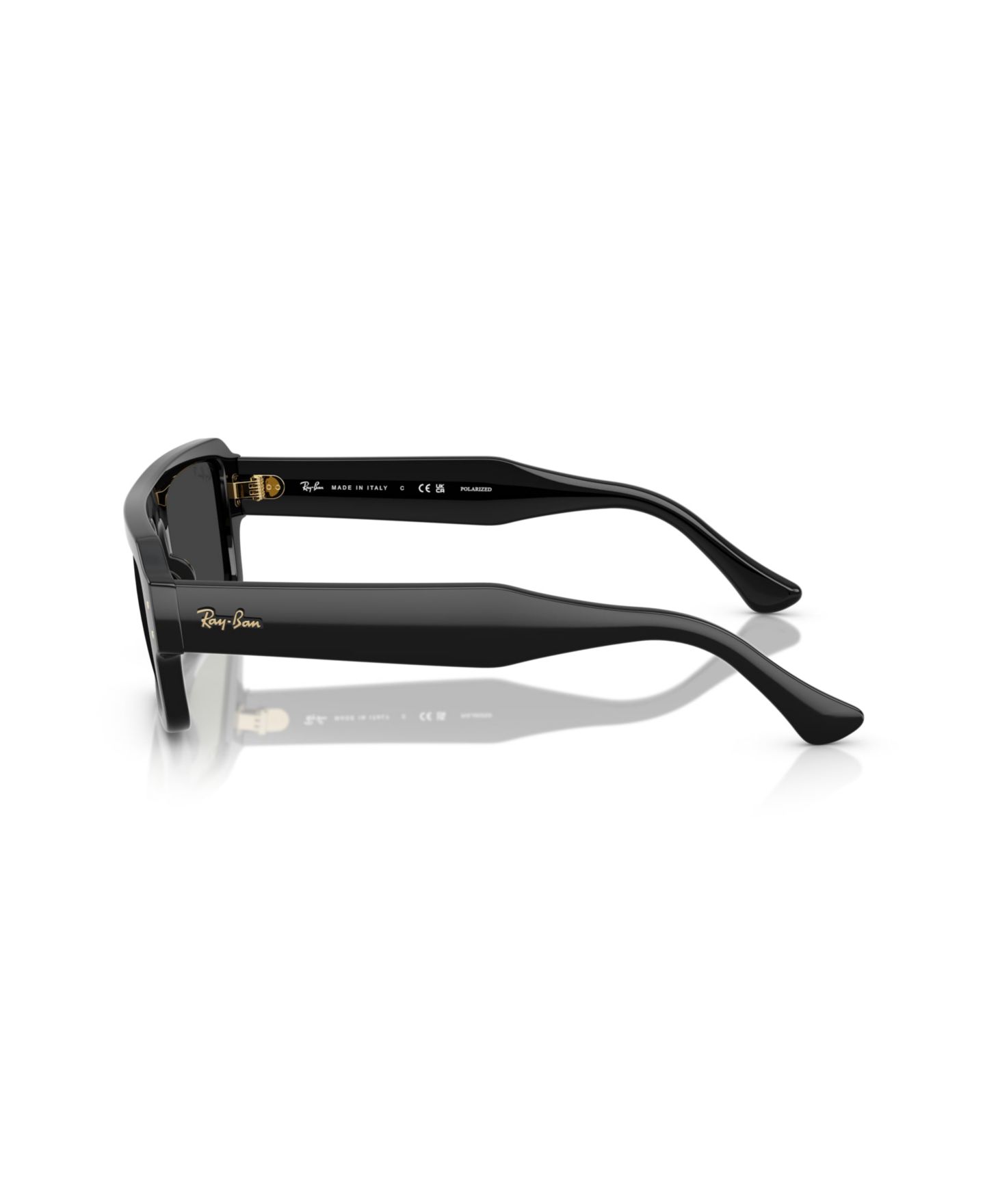 Солнцезащитные очки Ray-Ban Unisex Polarized Sunglasses, Flacco RB4454, цвет: Чёрный — фото 8