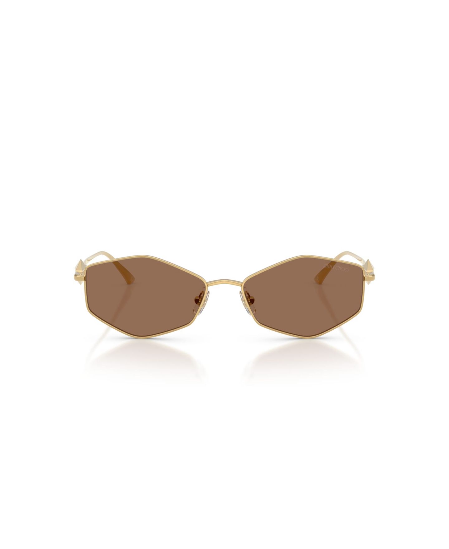 Женские солнцезащитные очки Jimmy Choo Sunglasses, JC4017, цвет: Золотой — фото 3