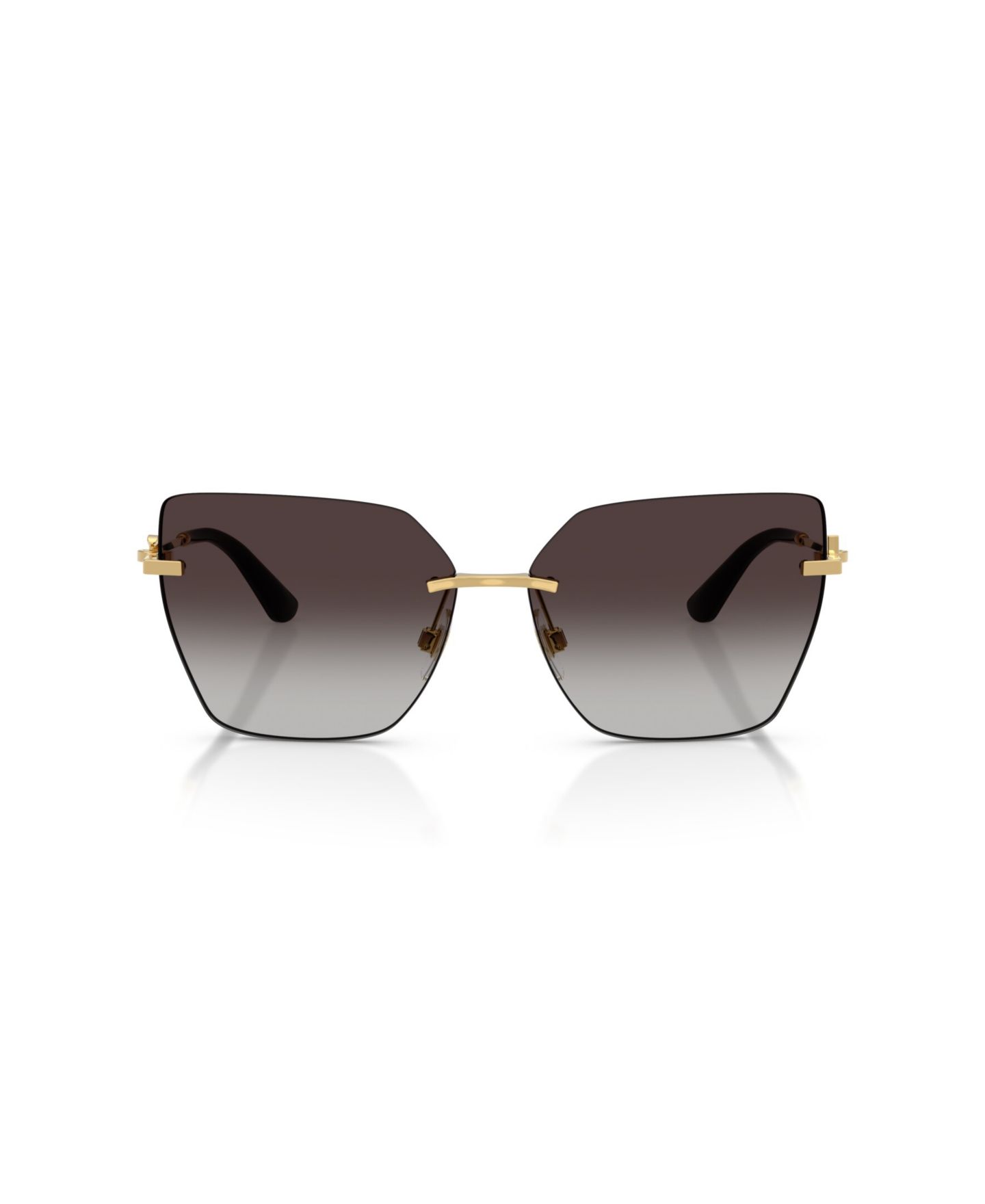 Женские солнцезащитные очки Dolce&Gabbana Dolce Gabbana Sunglasses, DG2321, цвет: Тёмный золотой — фото 6