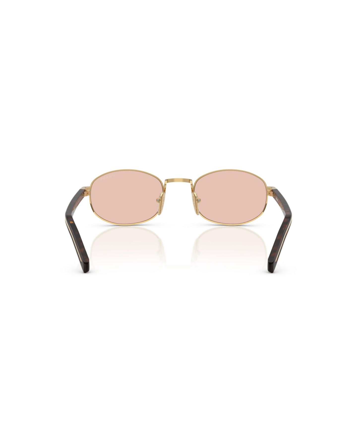 Женские солнцезащитные очки PRADA Sunglasses, PR B53S, цвет: Золотой — фото 9