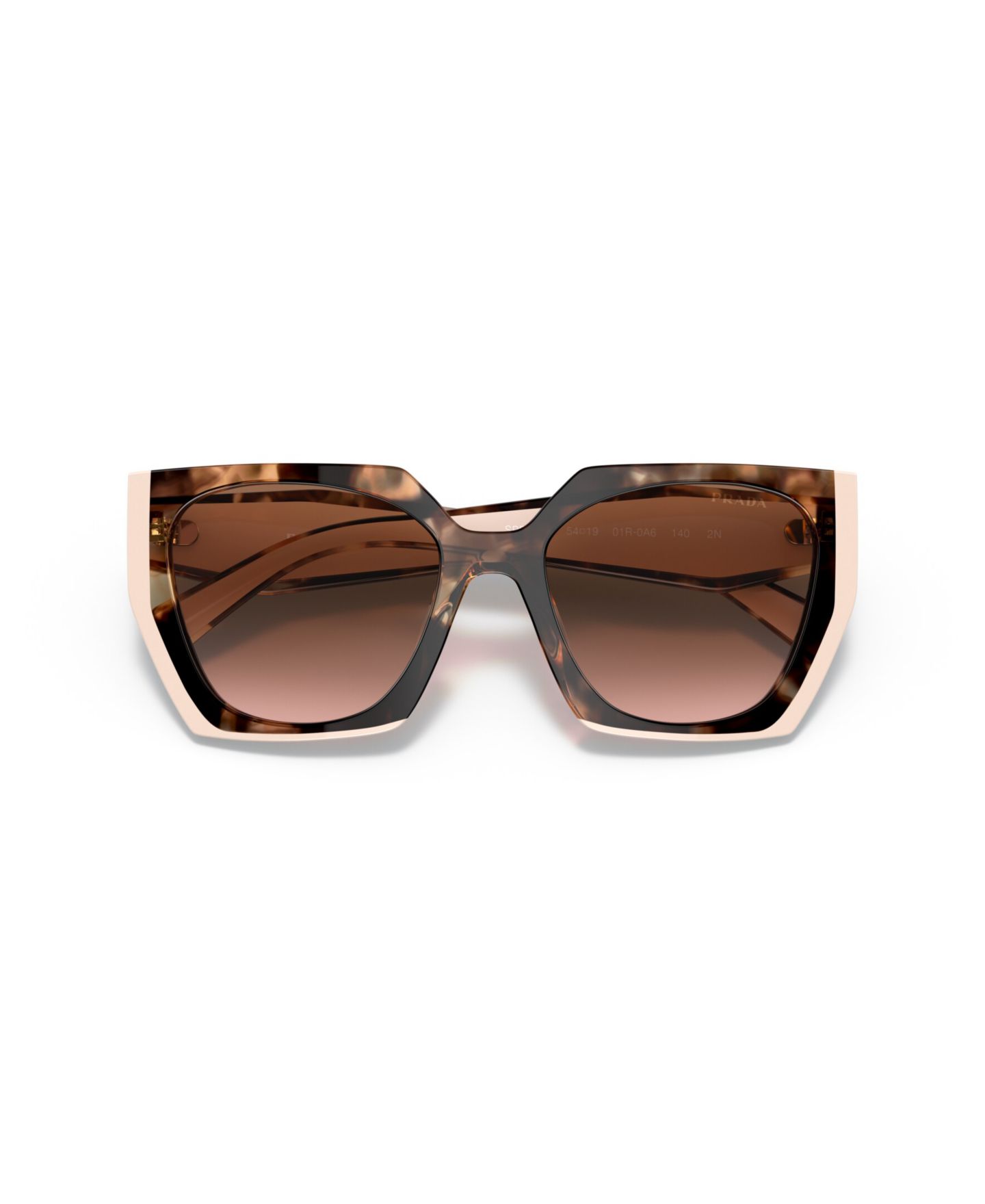 Женские солнцезащитные очки PRADA Sunglasses, PR 15WS, цвет: Чёрный / Черепаховый — фото 10