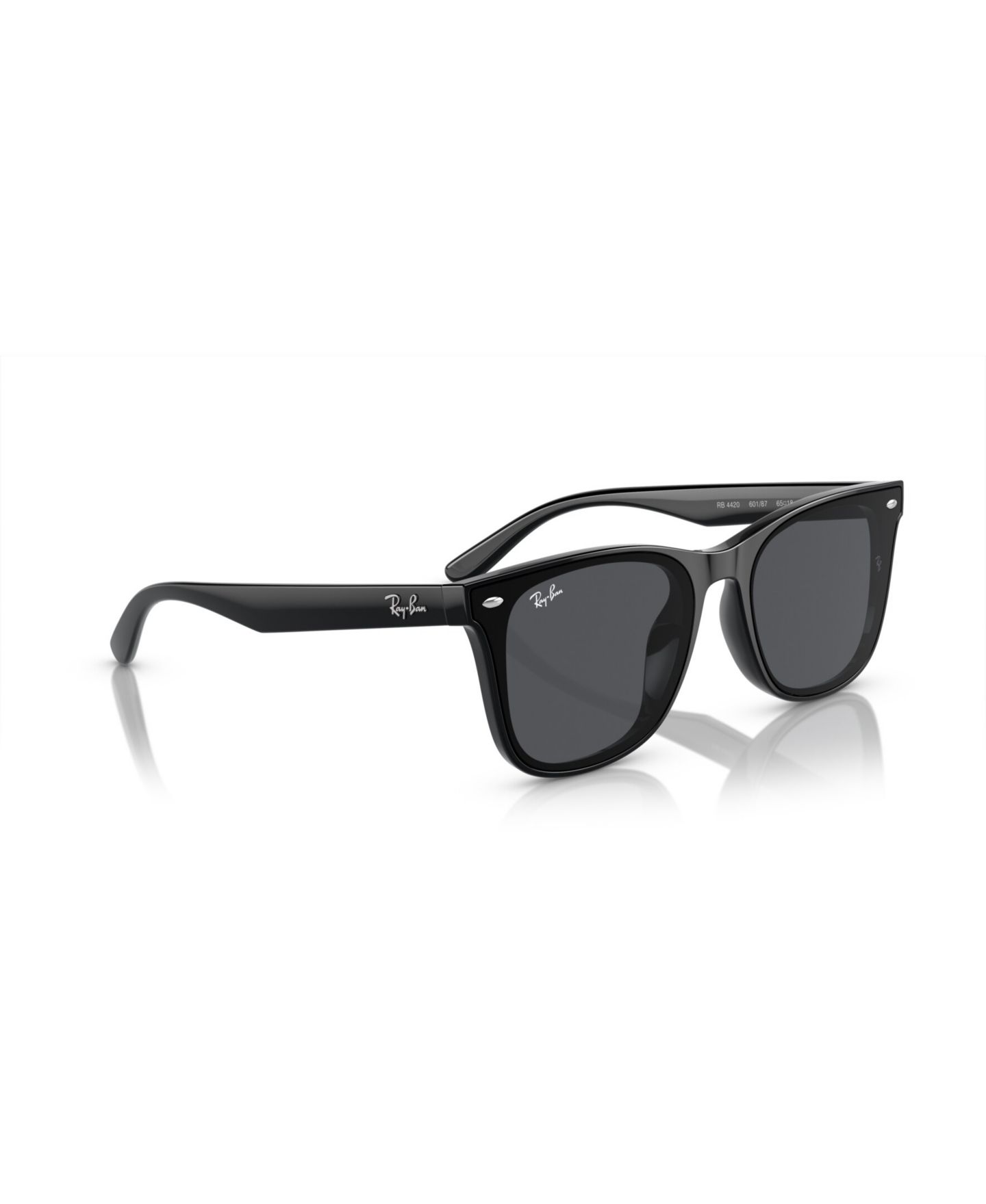 Солнцезащитные очки Ray-Ban Unisex Sunglasses, RB4420, цвет: Чёрный — фото 12