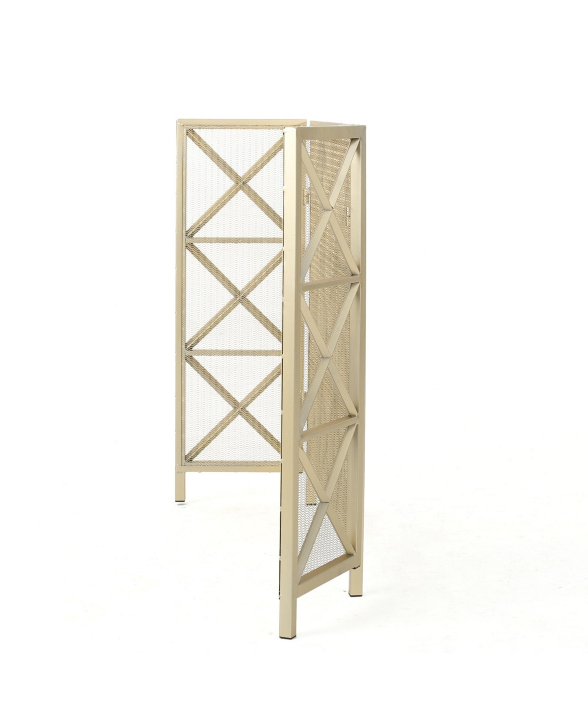 sumyeg Decorative Fireplace Screen with Iron Frame Protective Mesh and Classic Design