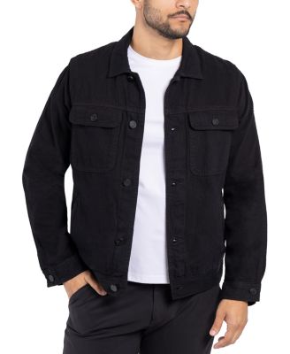 Men's Plaid Lined Denim Jacket