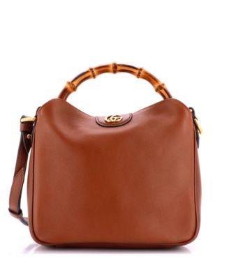 Small Diana NM Bamboo Shoulder Bag Leather
