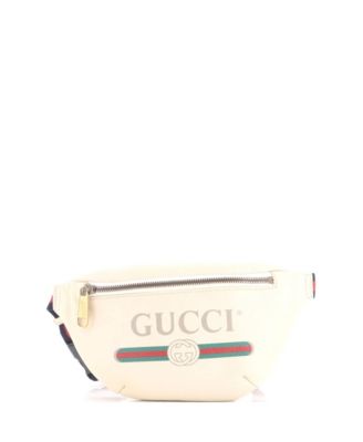Small Logo Belt Bag Printed Leather
