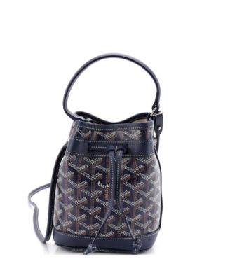 Mini Petit Flot Bucket Bag Coated Canvas