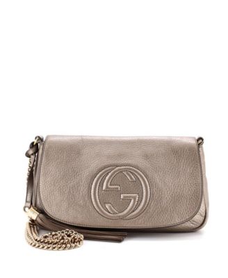 Medium Soho Chain Crossbody Bag Leather